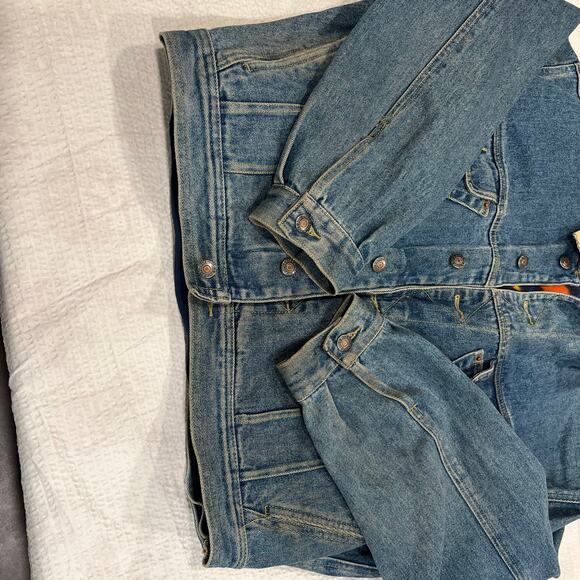 Bugle boy jeans denim jacket men Large vintage - Picture 6 of 14